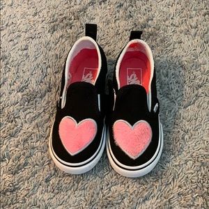 Vans toddler 8 slip ons